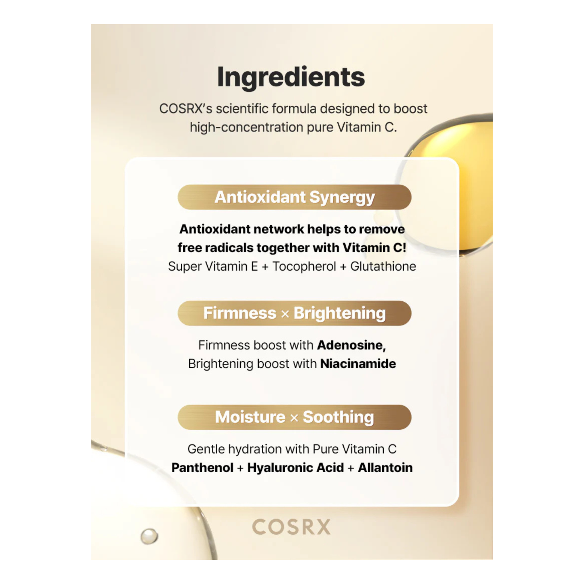 Cosrx the vitamin c 23 serum 20 ml ingrediente