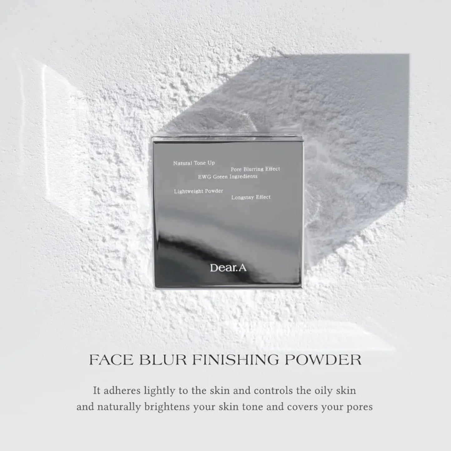 DEAR.A Face Blur Finishing Powder 8 g, pudra de fixare cu efect blur, matifiaza și netezeste porii