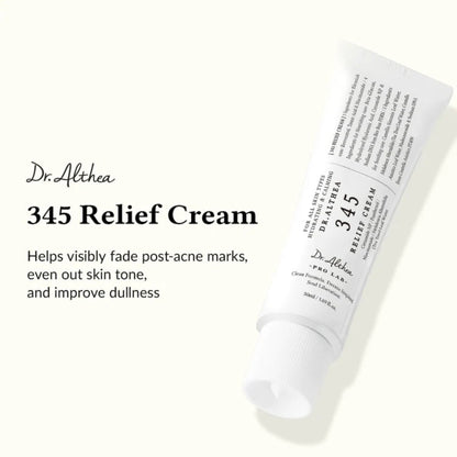 Crema calmanta Dr Althea 345 Relief Cream 50ml pentru hidratare si regenerare ten sensibil
