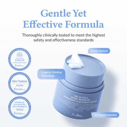 Dr. Althea Pore Refresh Grinding Cleansing Balm 50 ml, balsam demachiant care dizolva machiajul si curata porii