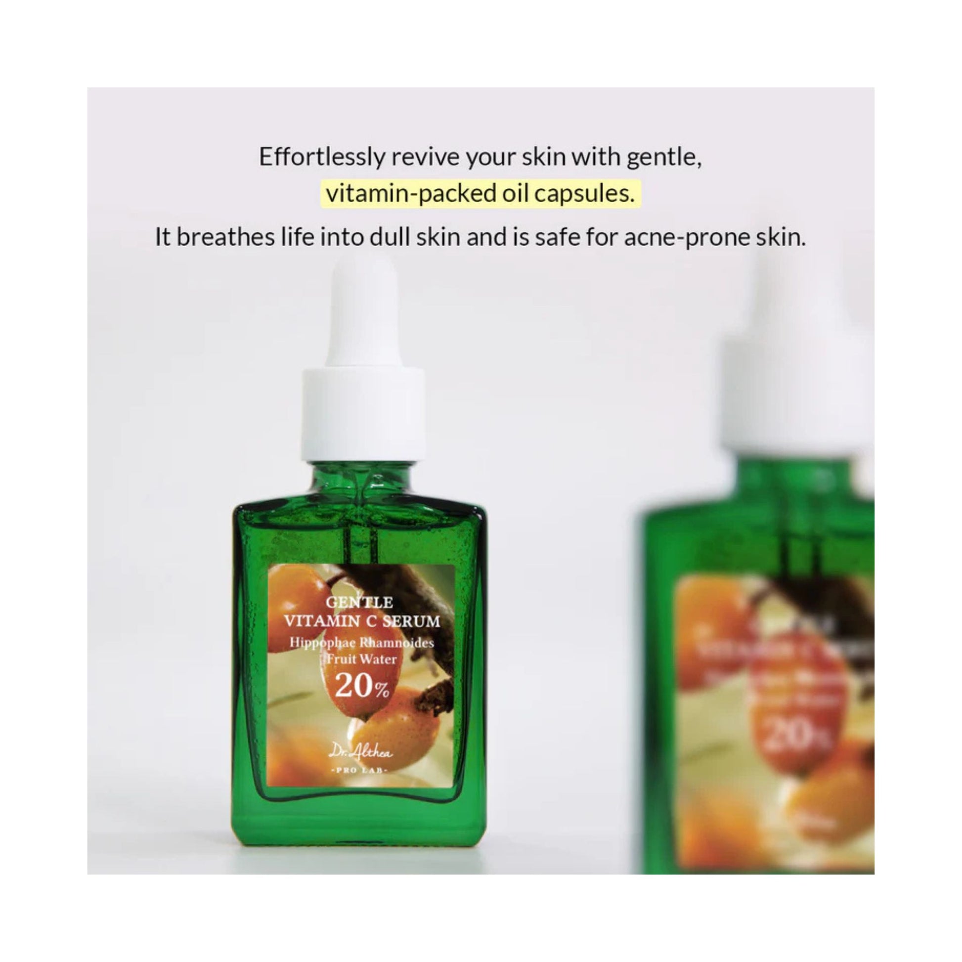 Dr. Althea pro lab gentle vitamin c serum 30 ml ser antioxidant delicat pentru luminozitate potrivit si pentru tenul cu tendinta acneica