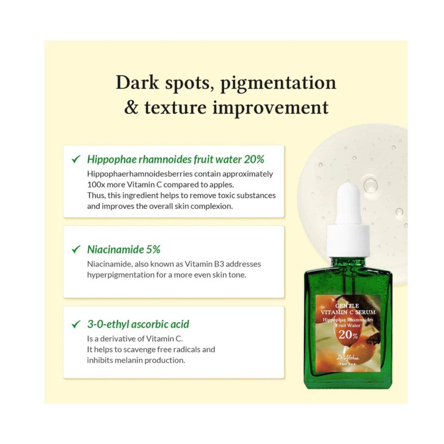 Dr. Althea pro lab gentle vitamin c serum 30 ml ser antioxidant delicat pentru luminozitate
