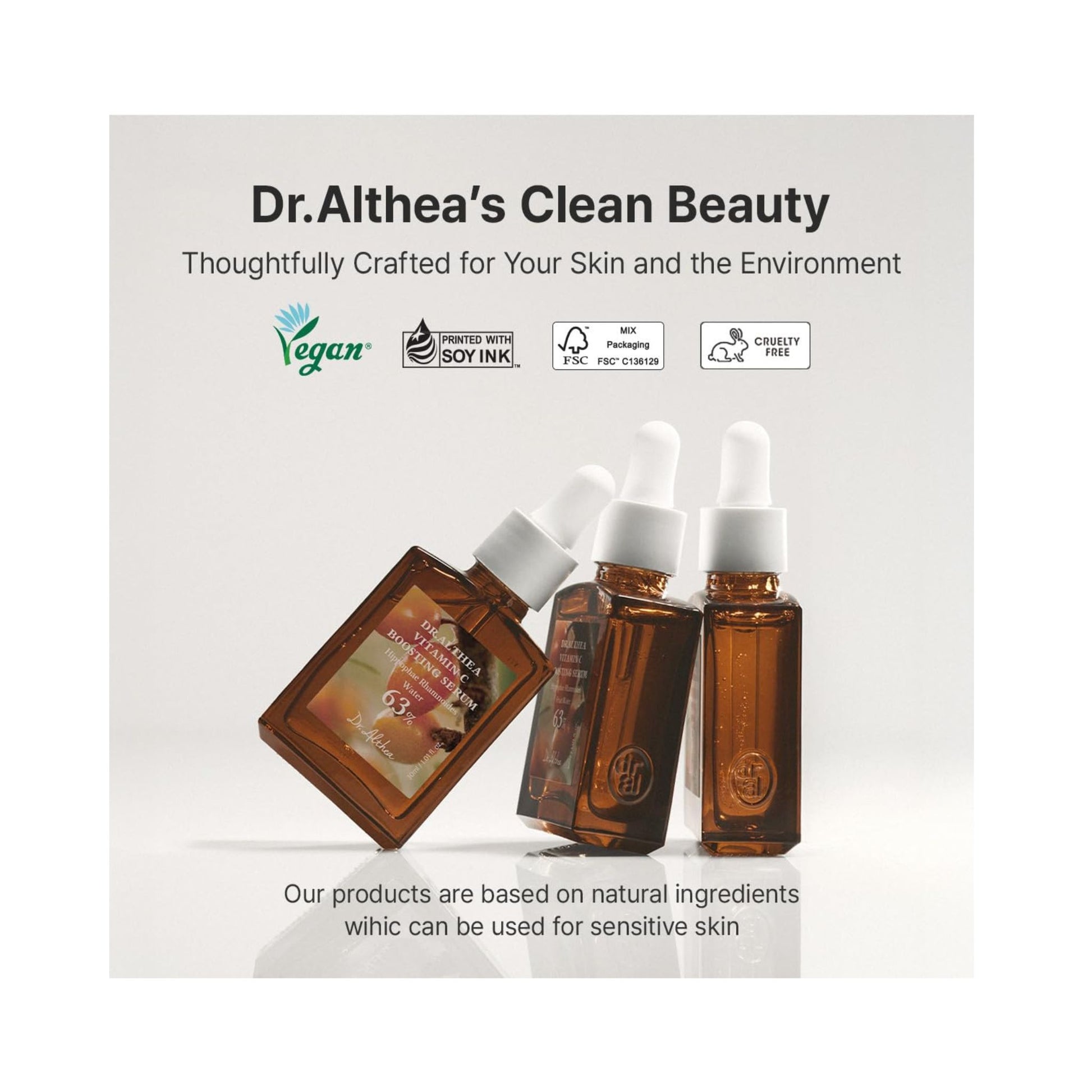 Dr. Althea pro lab vitamin c boosting serum 30 ml concept clean beauty si formulare blanda, vegan si cruelty free