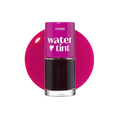 ETUDE Dear Darling Water Tint 01 Strawberry Ade, tint de buze roșu căpșună care oferă culoare fructată și prospețime de lungă durată