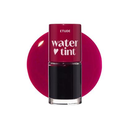 ETUDE Dear Darling Water Tint 04 Red Grapefruit Ade, tint de buze roșu grapefruit care oferă culoare fructată și prospețime de lungă durată