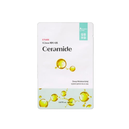 ETUDE Therapy Air Mask Ceramide, mască de față hrănitoare cu ceramide care întărește bariera pielii și previne deshidratarea