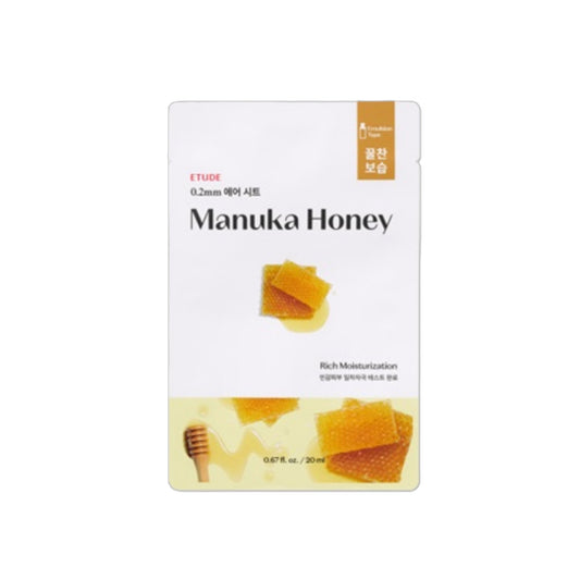 ETUDE Therapy Air Mask Manuka Honey, mască de față nutritivă cu miere Manuka care hrănește și catifelează pielea