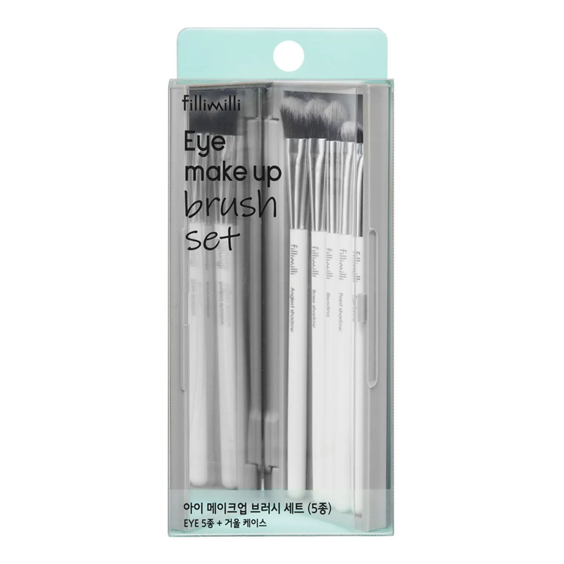 FILLIMILLI Eye Makeup Brush Set, set de 5 pensule pentru machiajul ochilor precis și uniform