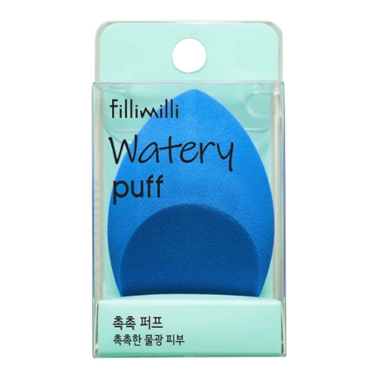FILLIMILLI Watery Puff, burete de machiaj moale care aplică uniform fondul de ten și oferă un finisaj natural
