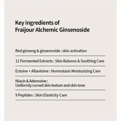 FRAIJOUR Alchemic Ginsenoside Intense Firming Cream 50 ml, crema de fermitate cu ginsenoside, netezeste si tonifica tenul