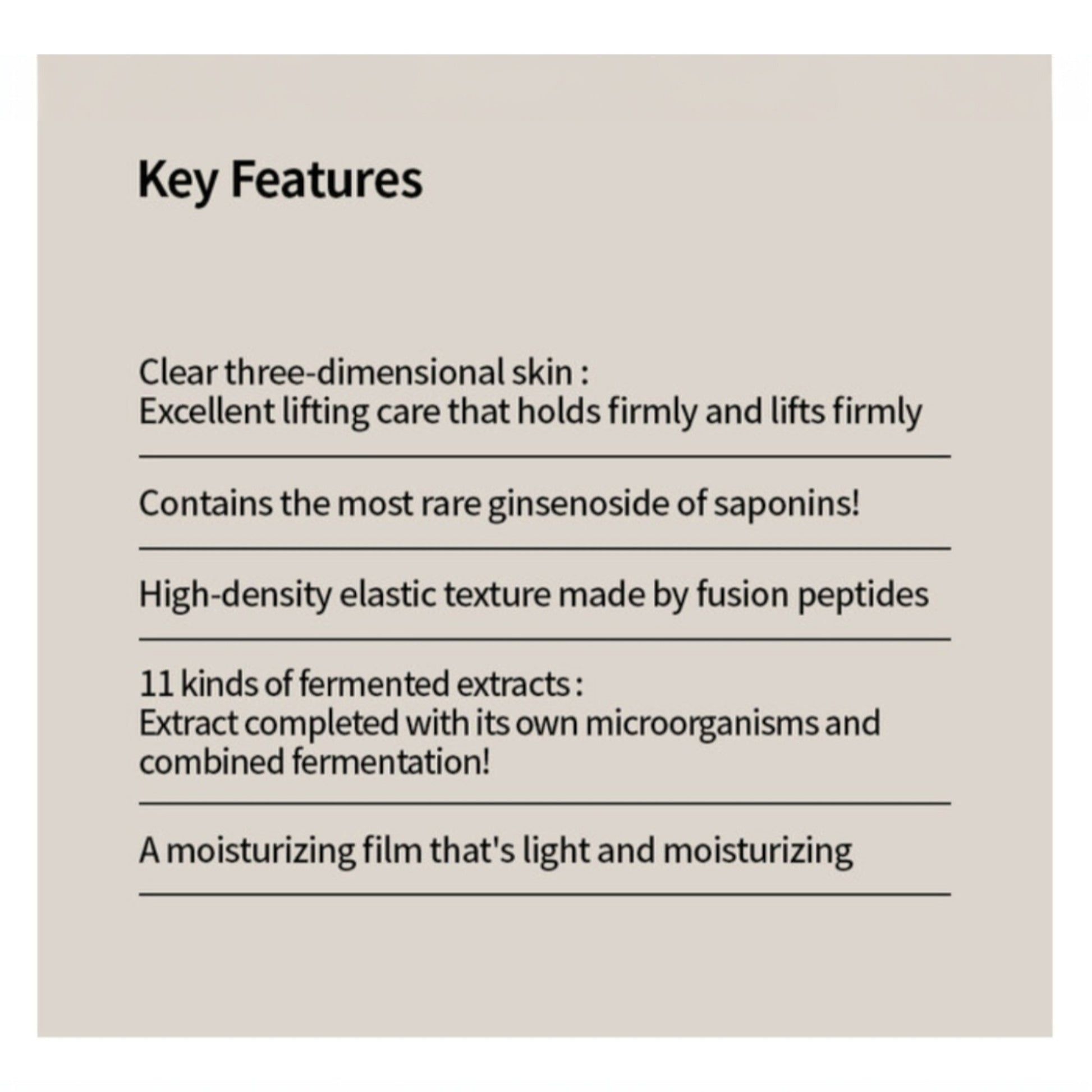 FRAIJOUR Alchemic Ginsenoside Intense Firming Cream 50 ml, crema de fermitate cu ginsenoside, netezeste si tonifica tenul