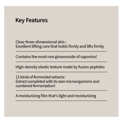 FRAIJOUR Alchemic Ginsenoside Intense Firming Cream 50 ml, crema de fermitate cu ginsenoside, netezeste si tonifica tenul