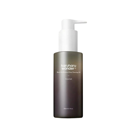 HARUHARU WONDER Black Rice Moisture Deep Cleansing Oil, ulei de curățare nutritiv care dizolvă machiajul și hidratează pielea
