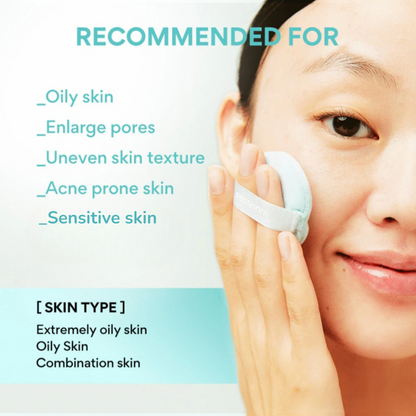 INNISFREE No-Sebum Mineral Powder, pudră minerală matifiantă care controlează excesul de sebum și lasă pielea catifelată.