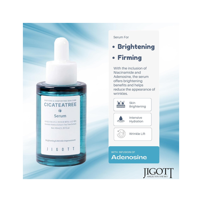 Jigott Cicateatree serum 40 ml beneficii brightening si firming cu niacinamide si adenosine