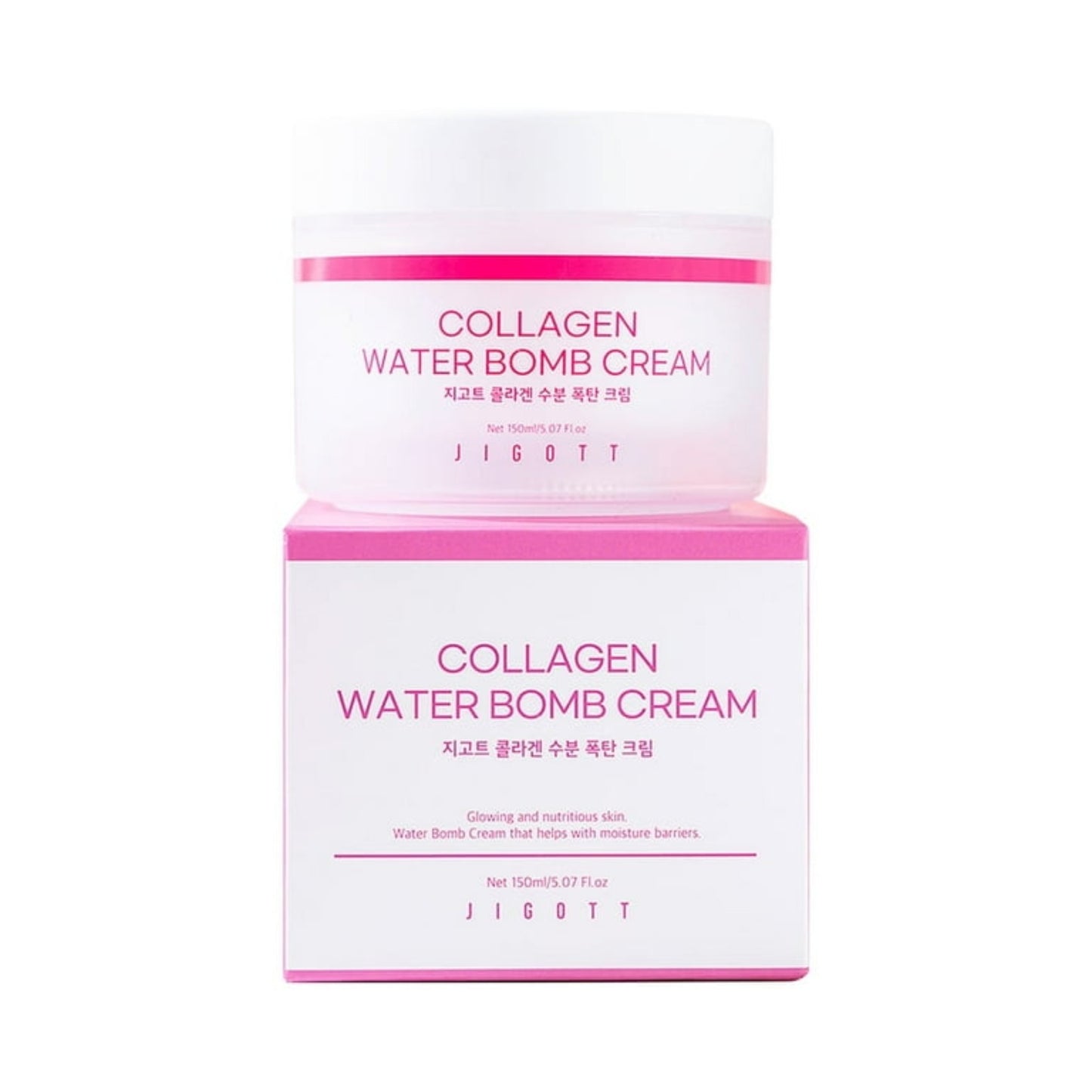 JIGOTT Collagen Water Bomb Cream 150 ml, crema intens hidratanta cu colagen, lasa pielea mai elastica si catifelata