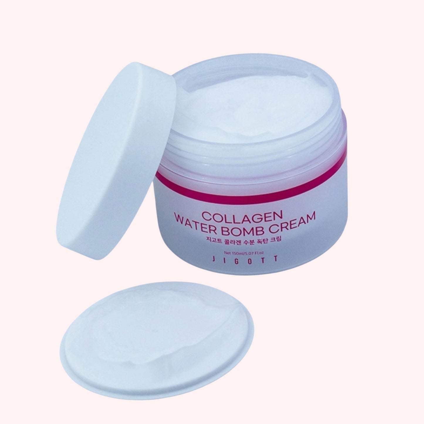 JIGOTT Collagen Water Bomb Cream 150 ml, crema intens hidratanta cu colagen, lasa pielea mai elastica si catifelata