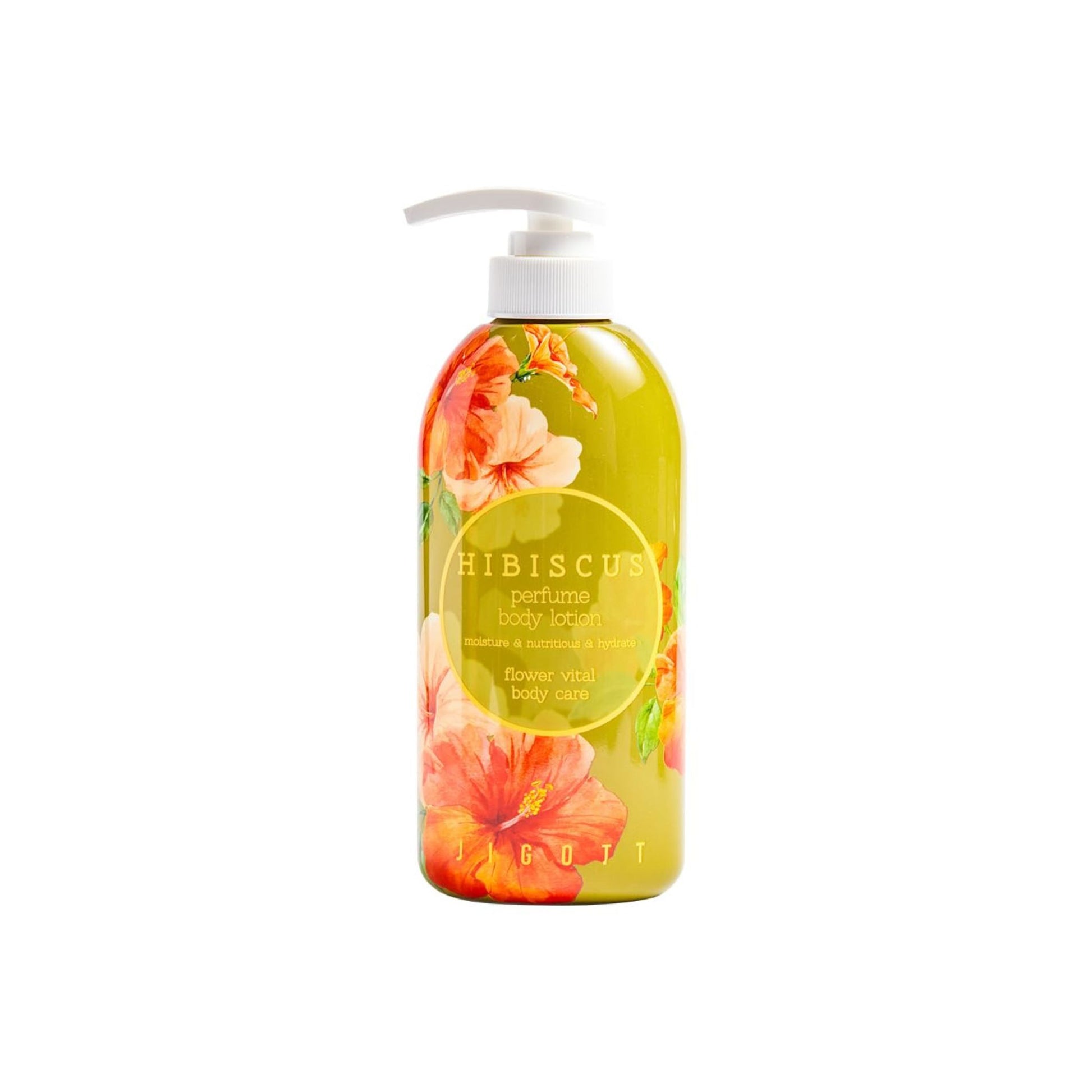 Jigott Hibiscus perfume body lotion 500 ml flacon