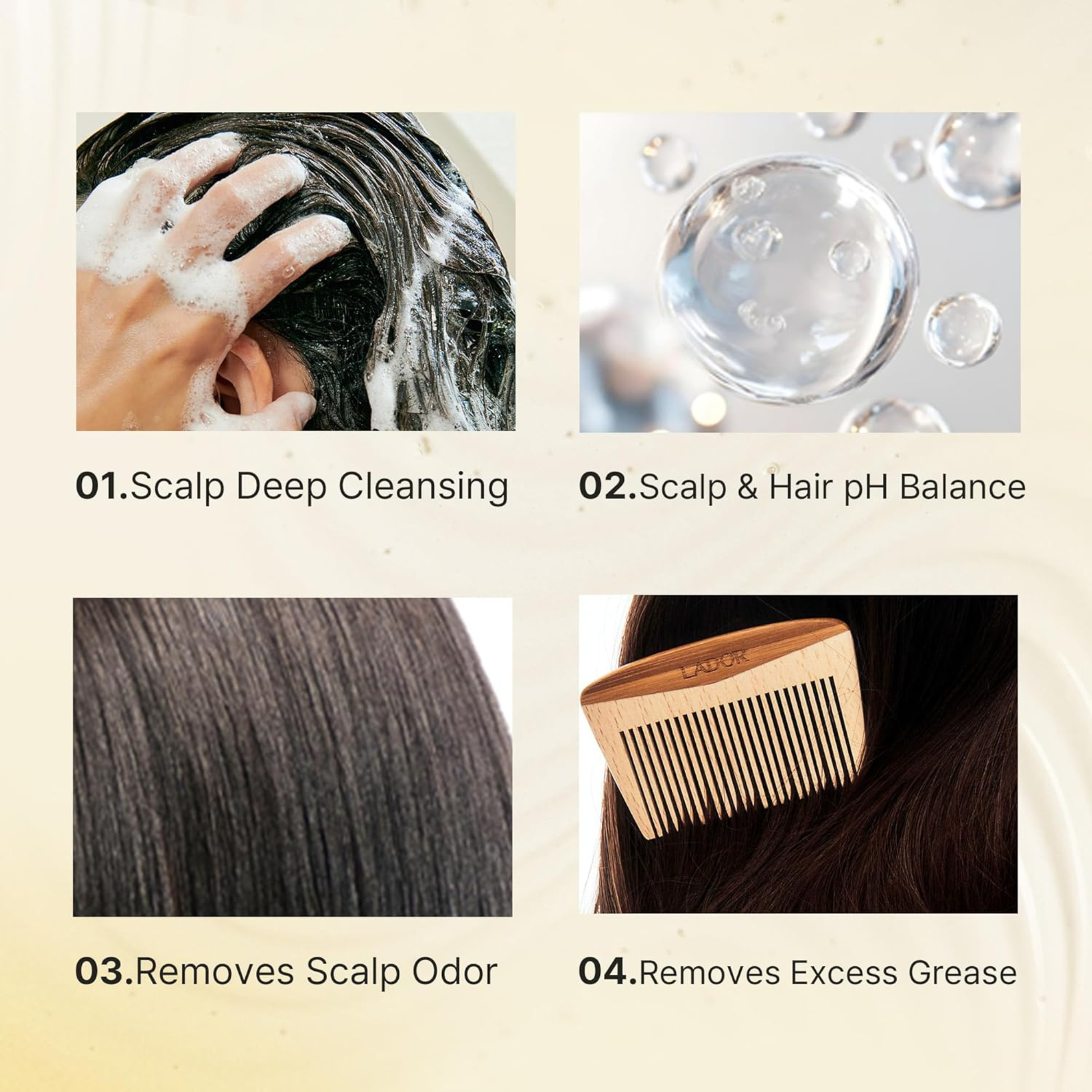 LADOR ACV Vinegar Shampoo, sampon cu otet de mere pentru scalp si par