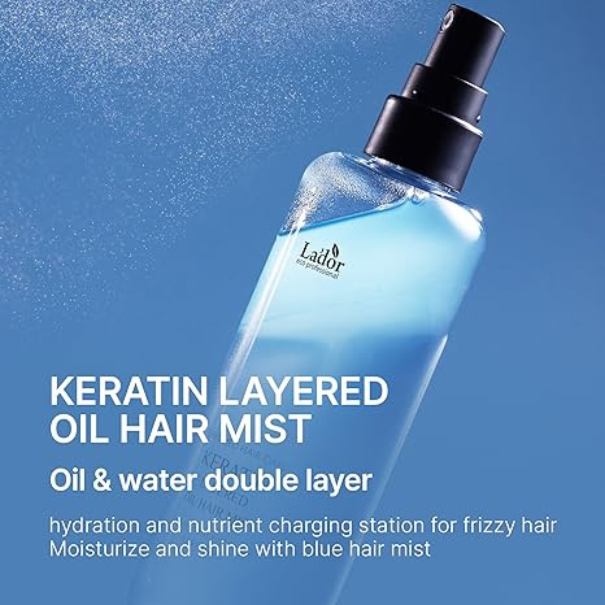 Ulei de par spray LADOR Keratin Layered Oil Mist pentru netezire si stralucire