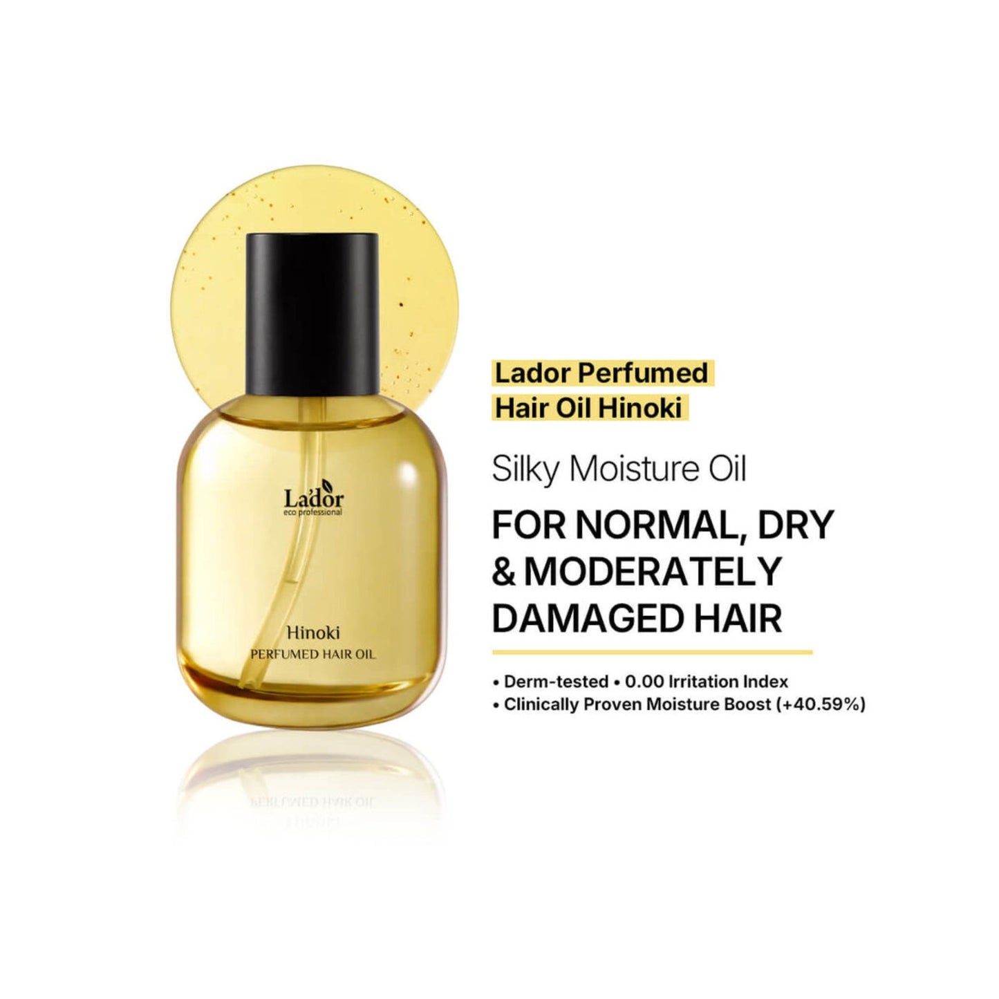 Lador Perfumed Hair Oil Hinoki ulei de par parfumat pentru par normal uscat si deteriorat