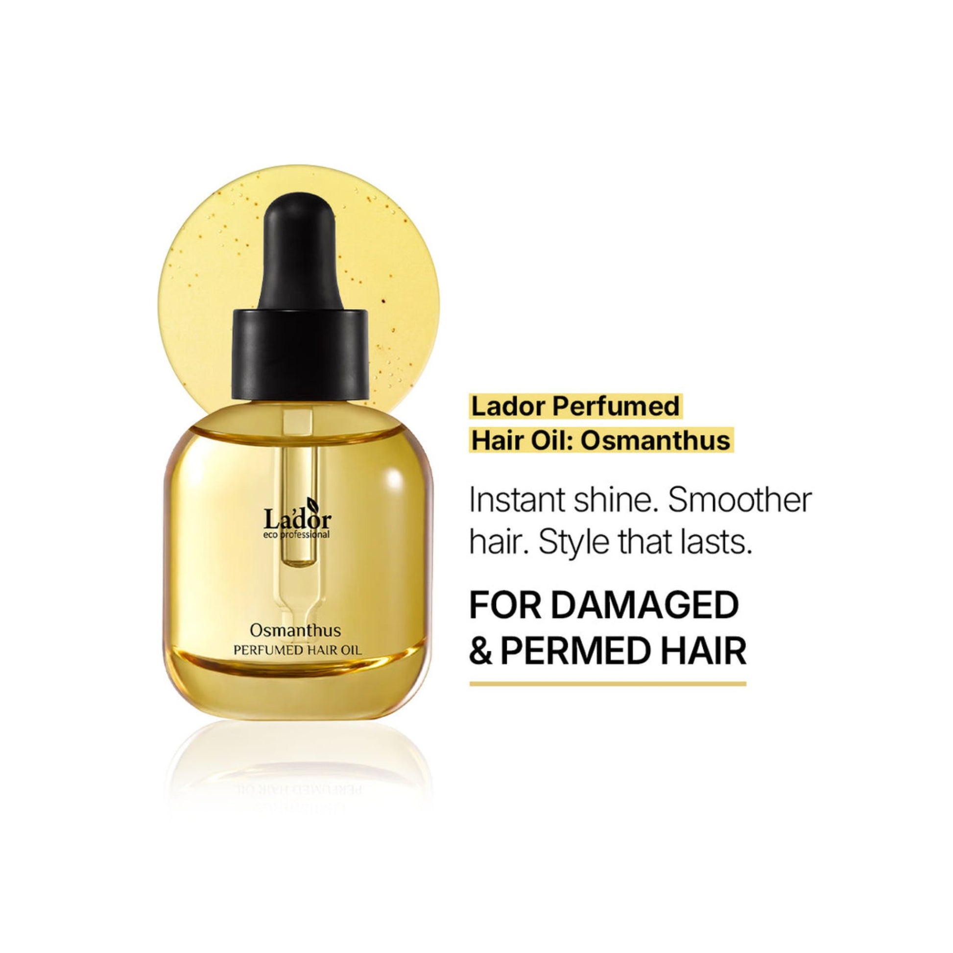 Lador Perfumed Hair Oil Osmanthus ulei de par parfumat pentru par deteriorat si permanent