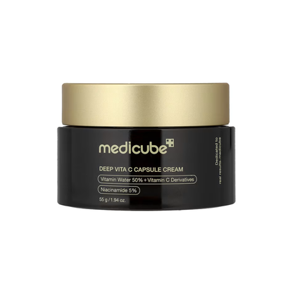 Medicube Deep Vita C Capsule Cream 55 ml crema iluminatoare cu vitamina c pentru uniformizarea nuantei pielii si sustinerea luminozitatii