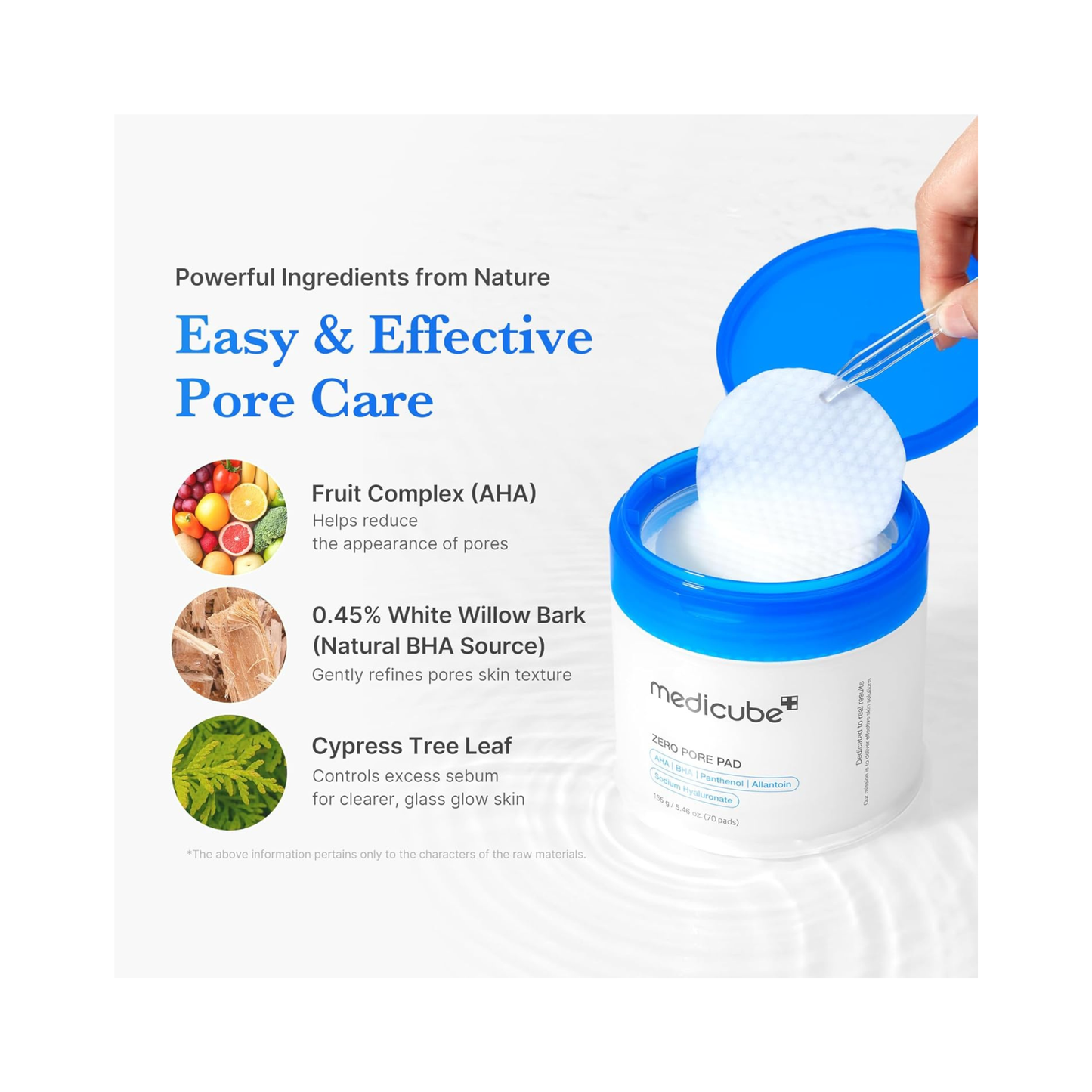 Medicube Zero Pore Pad 70 buc dischete exfoliante pentru curatarea porilor si imbunatatirea texturii pielii