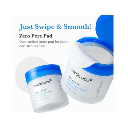 Medicube Zero Pore Pad 70 buc dischete exfoliante pentru curatarea porilor si imbunatatirea texturii pielii