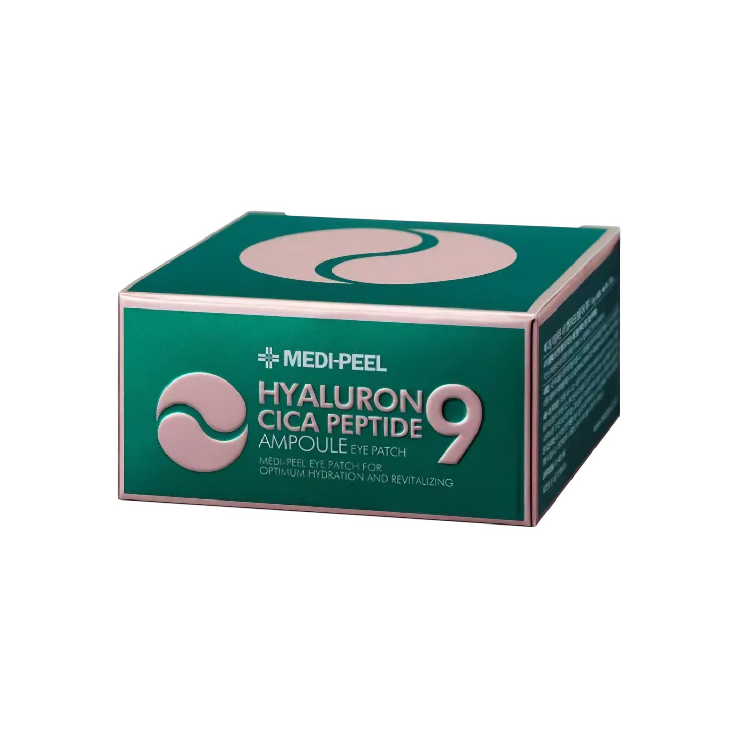 MEDIPEEL Hyaluronic Cica Peptide 9 Ampoule Eye Patch 60 buc, hidrateaza conturul ochilor, calmeaza si netezeste