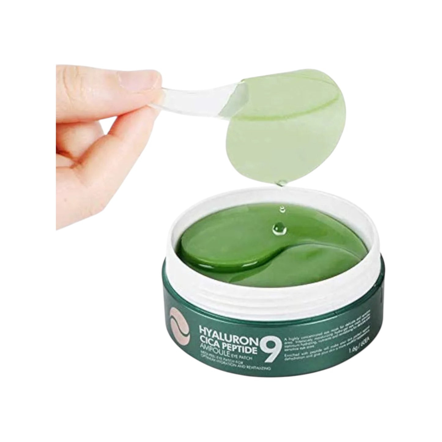 MEDIPEEL Hyaluronic Cica Peptide 9 Ampoule Eye Patch 60 buc, hidrateaza conturul ochilor, calmeaza si netezeste