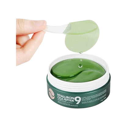 MEDIPEEL Hyaluronic Cica Peptide 9 Ampoule Eye Patch 60 buc, hidrateaza conturul ochilor, calmeaza si netezeste