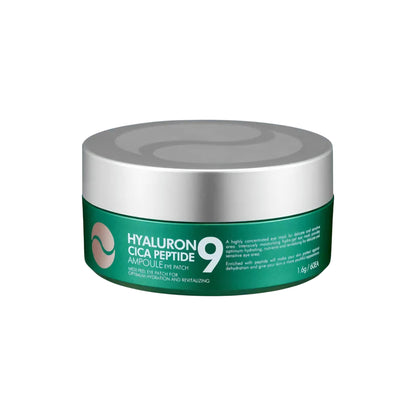 MEDIPEEL Hyaluronic Cica Peptide 9 Ampoule Eye Patch 60 buc, hidrateaza conturul ochilor, calmeaza si netezeste
