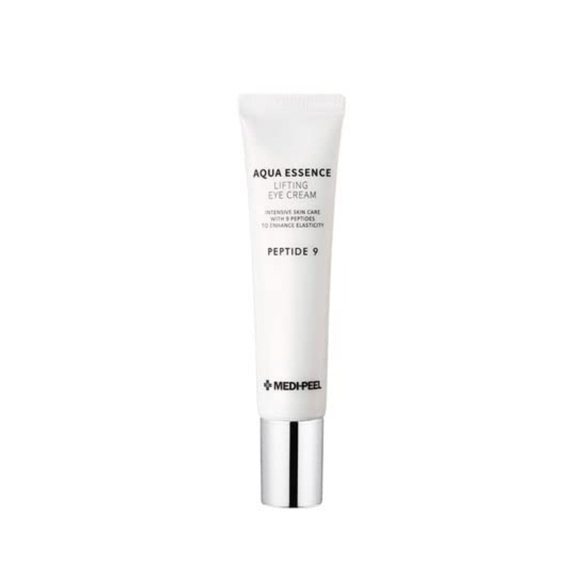 Crema de ochi Medipeel Peptide 9 Aqua Essence Lifting Eye Cream, 40 ml, cu efect anti-imbatranire.