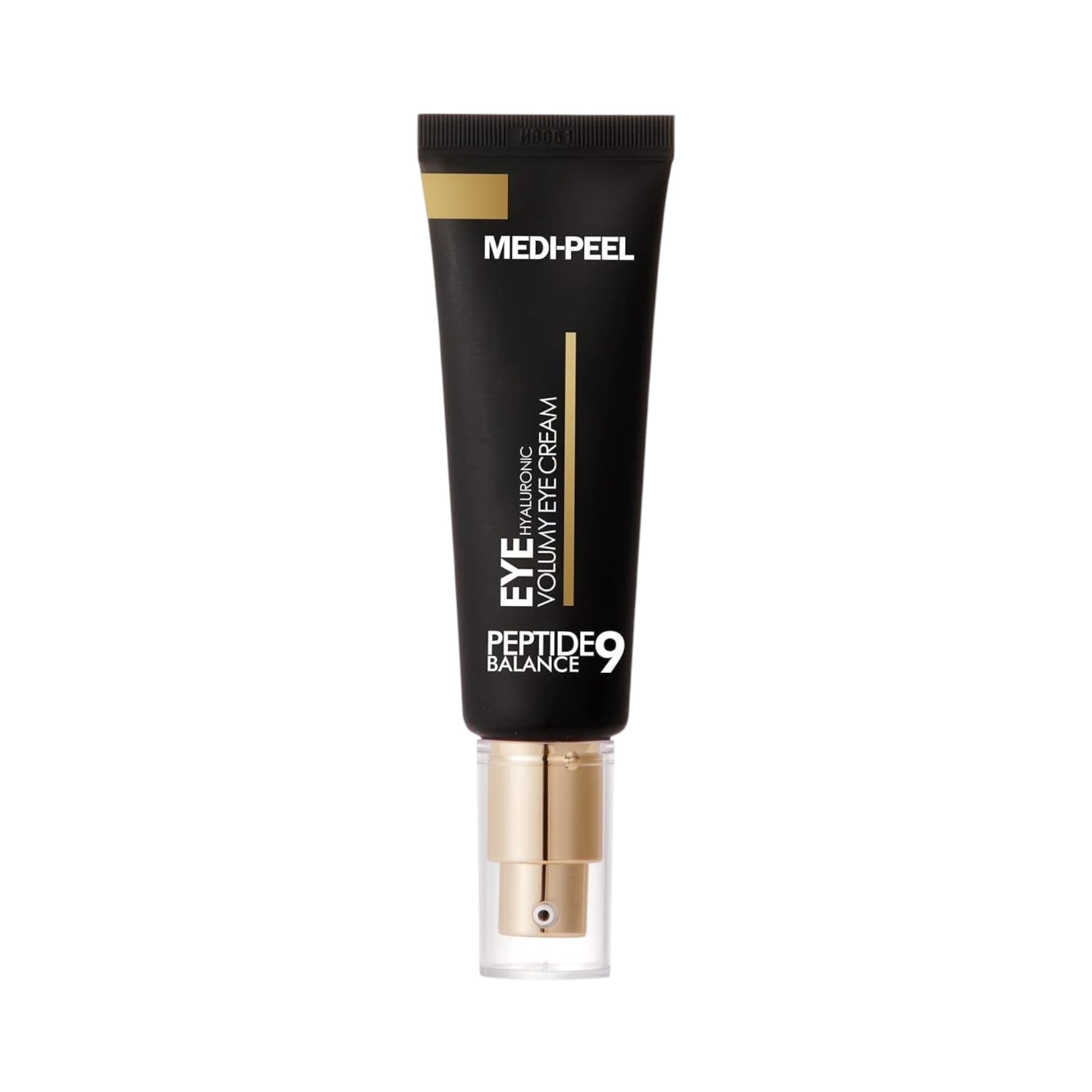 Crema de ochi MEDIPEEL Peptide 9 Hyaluronic Volumy, cu peptide si acid hialuronic, pentru zona ochilor, efect de lifting si hidratare intensa.