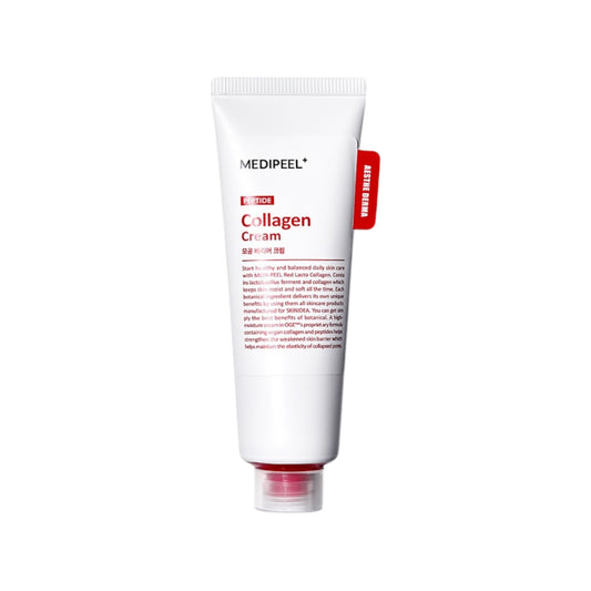 MEDIPEEL Red Lacto Peptide Collagen Barrier Cream 80 ml, crema cu peptide si colagen, intareste bariera si imbunatateste elasticitatea