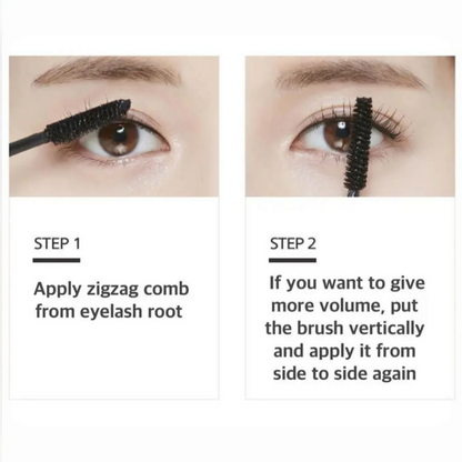 MISSHA 4D Mascara, mascara pentru alungire și definire care oferă gene intense și bine separate