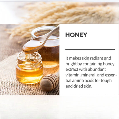 MISSHA Airy Fit Sheet Mask Honey, mască de față nutritivă cu miere care hrănește și hidratează pielea