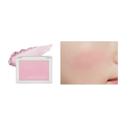 MISSHA Cotton Blusher Lavender Perfume, fard de obraz catifelat care oferă obrajilor un aspect proaspăt și natural
