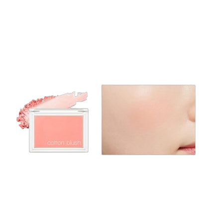 MISSHA Cotton Blusher My Candy Shop, fard de obraz catifelat care oferă obrajilor un aspect proaspăt și natural