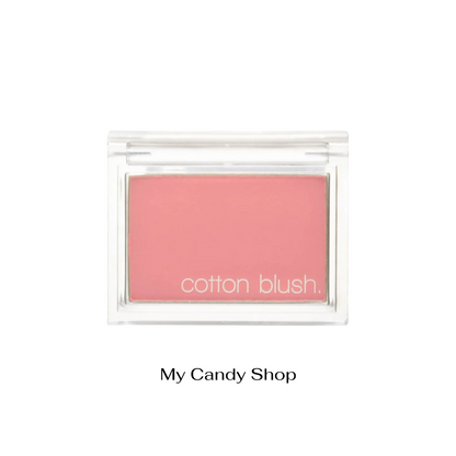 MISSHA Cotton Blusher My Candy Shop, fard de obraz catifelat care oferă obrajilor un aspect proaspăt și natural