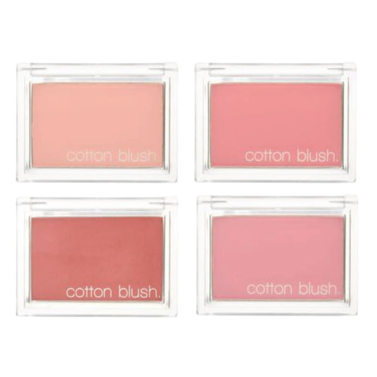 MISSHA Cotton Blusher, fard de obraz catifelat care oferă obrajilor un aspect proaspăt și natural