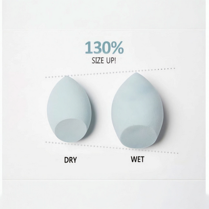 MISSHA Water in Beauty Makeup Blender Sponge, burete de machiaj moale care aplică fondul de ten uniform și oferă un finisaj natural