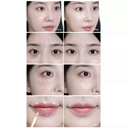PARNELL Cicamanu Skin Fit Cover Concealer, corector cu extract de Centella care acoperă imperfecțiunile și calmează pielea