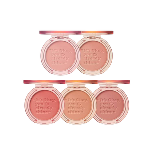 PERIPERA Pure Blushed Sunshine Cheek, fard de obraz catifelat care oferă obrajilor o culoare naturală și luminoasă