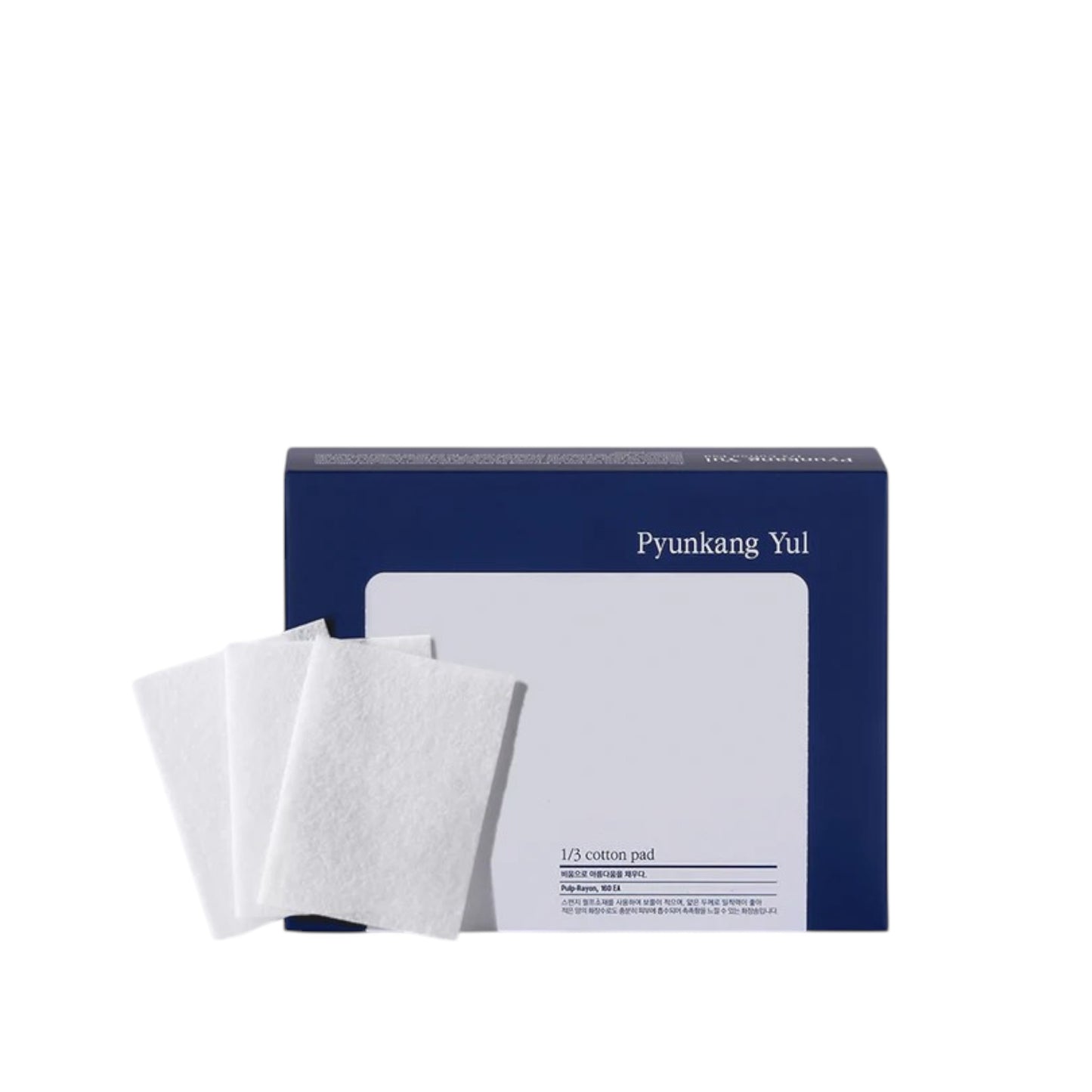 PYUNKANG YUL 1/3 Cotton Pad, dischete demachiante subțiri care economisesc produs și curăță delicat tenul