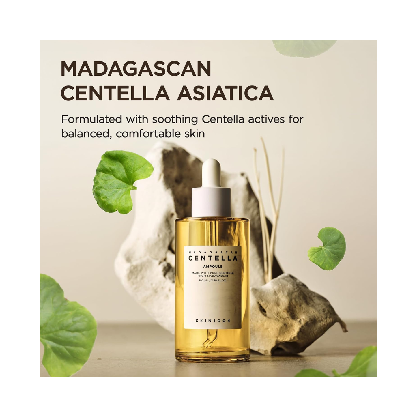 Skin1004 madagascar centella ampoule ser calmant cu centella asiatica pentru sustinerea barierei pielii