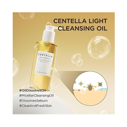 Skin1004 madagascar centella light cleansing oil ulei demachiant lejer pentru indepartarea machiajului si curatarea delicata a pielii