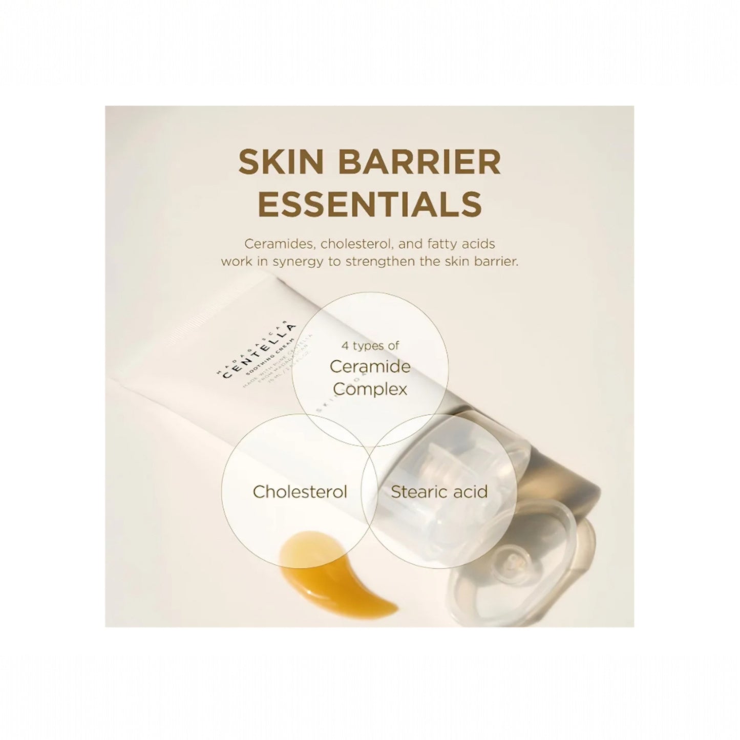 SKIN1004 Madagascar Soothing Centella Cream 30 ml, crema calmanta cu centella asiatica, hidrateaza si reduce roseata