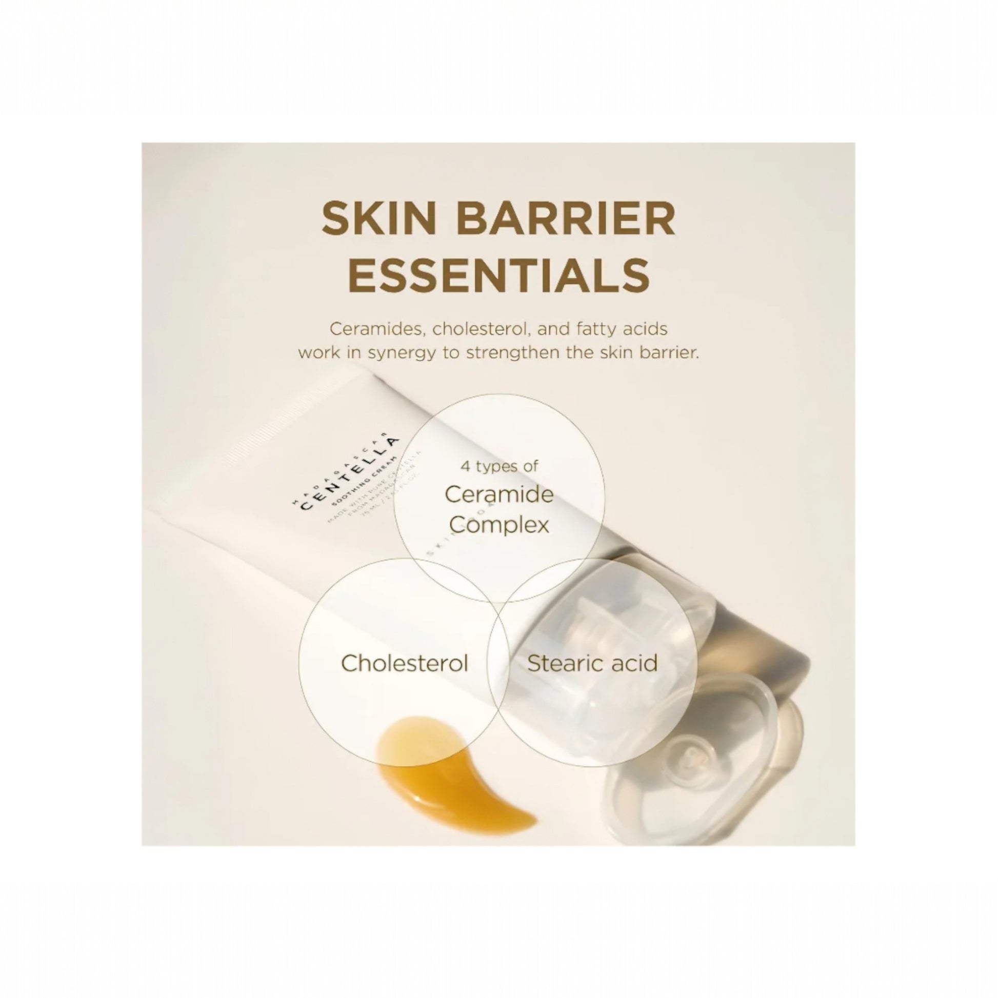 SKIN1004 Madagascar Soothing Centella Cream 30 ml, crema calmanta cu centella asiatica, hidrateaza si reduce roseata